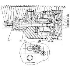 19.5 - Блок «Поворотный мотор D1010100006ZY»  (номер на схеме: 5)