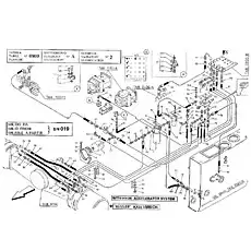 SCREW - Блок «Тормозная гидравлическая система - FEEDING SYSTEM 1»  (номер на схеме: 98)