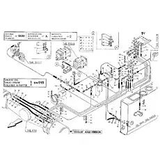 GASKETS SET - Блок «Тормозная гидравлическая система - FEEDING SYSTEM 2»  (номер на схеме: 5)