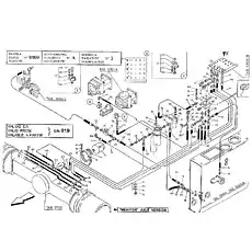 HOSE - Блок «Тормозная гидравлическая система - FEEDING SYSTEM 5»  (номер на схеме: 73)