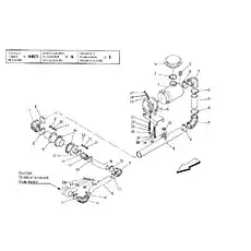 FLAT WASHER - Блок «ENGINE AIR INTAKE  TWD731VE  (1st VERSION)»  (номер на схеме: 23)