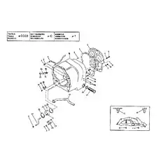 GASKET - Блок «HOUSING AND REAR COVER  HR 32000  (2nd VERSION)»  (номер на схеме: 20)
