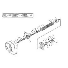 CLUTCH DISK - Блок «LOW (1st) SPEED CLUTCH SHAFT GROUP  HR 32000  (2nd VERSION)»  (номер на схеме: 5)
