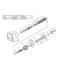 SPRING RETAINER - Блок «OUTPUT SHAFT GROUP & 4th SPEED  HR 32000  (1st VERSION)»  (номер на схеме: 11)