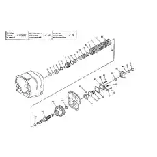 CLUTCH DISK - Блок «OUTPUT SHAFT GROUP & 4th SPEED  HR 32000  (6th VERSION)»  (номер на схеме: 17)