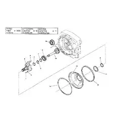 CIRCLIP - Блок «Коробка передач - Преобразователь вала турбины»  (номер на схеме: 9)