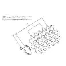 SCREW AND WASHER - Блок «GEARBOX - FLEX PLATE GROUP»  (номер на схеме: 3)
