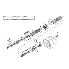 SPRING RETAINER - Блок «GEARBOX - REVERSE & 3RD CLUTCH SHAFT GROUP»  (номер на схеме: 27)