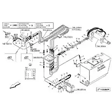 VALVE GROUP - Блок «Рулевая гидравлическая система»  (номер на схеме: 3)