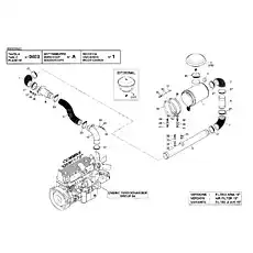 SCREW - Блок «ENGINE AIR INTAKE (CUMMINS QSMLL-T3)»  (номер на схеме: 38)