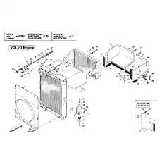 SCREW - Блок «ENGINE COOLING SYSTEM-RADIATOR INSTALLAT. (VOLVO TAD720VE)»  (номер на схеме: 26)