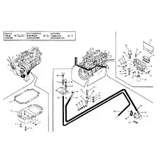 STRAP - Блок «ENGINE - LUBRICATION (VOLVO TAD720VE)»  (номер на схеме: 42)