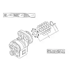 SCREW AND WASHER - Блок «GEARBOX -FLEX PLATE GROUP (WITH SCANIA ENGINE)»  (номер на схеме: 3)