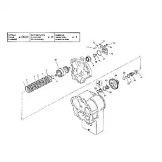 GASKET - Блок «Коробка передач - группа 3ей скорости сцепления (HR36000)»  (номер на схеме: 7)