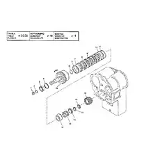 GASKET - Блок «Коробка передач - группа 4ой скорости сцепления (HR36000)»  (номер на схеме: 6)