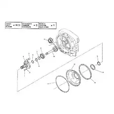 BEARING - Блок «Коробка передач - Преобразователь вала турбины (HR36000)»  (номер на схеме: 8)