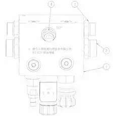CONTROL VALVE ASSEMBLY - Блок «Клапан трамбовки 200604218»  (номер на схеме: 1)