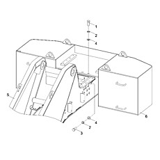 COUNTERWEIGHT ASSEMBLY D00755704700600000Y