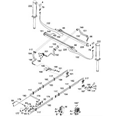 PIPE LAYOUT DRAWING, CHASSIS HYDRAULIC SYSTEM (REAR OUTRIGGER) D00755701720000001Y