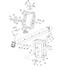 Automatic lubricating bearing - Блок «TELESCOPIC BOOM SECTION 2 ASSY. D00755918700000000Y»  (номер на схеме: 21)