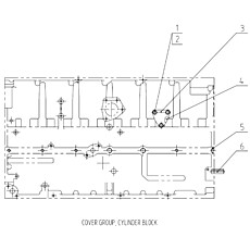 COVER GROUP, CYLINDER BLOCK S00000674