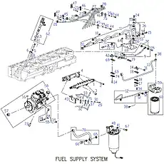 BRACKET, RAIL TUBE - Блок «FUEL SUPPLY SYSTEM»  (номер на схеме: 4)