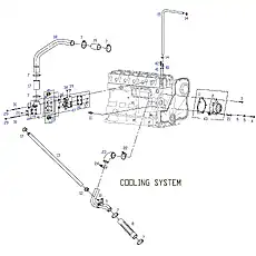 GASKET - Блок «COOLING SYSTEM»  (номер на схеме: 33)
