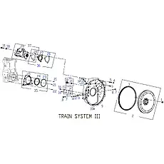 RING GEAR, FLYWHEEL - Блок «TRAIN SYSTEM 3»  (номер на схеме: 3)