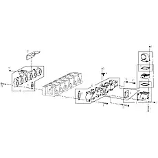 SENSOR, AIR INTAKE TEMPERATURE AND PRESSURE - Блок «INTAKE AND EXHAUST SYSTEM 1»  (номер на схеме: 14)