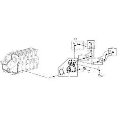 JOINT ELBOW - Блок «ENGINE ACCESSORY SYSTEM 1»  (номер на схеме: 16)