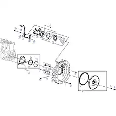 RING GEAR, ENGINE START - Блок «TRAIN SYSTEM 3»  (номер на схеме: 4)