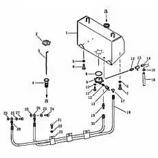 cap - Блок «Топливный бак и трубопровод»  (номер на схеме: 2)