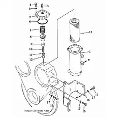 body valve - Блок «Масляный фильтр»  (номер на схеме: 8)