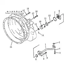 Кольцо круглого сечения - Блок «патрубок гидротрансформатора всасывающий»  (номер на схеме: 7)