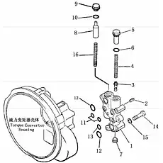 O-ring - Блок «PRESSURE RELIEF VALVE»  (номер на схеме: 13)