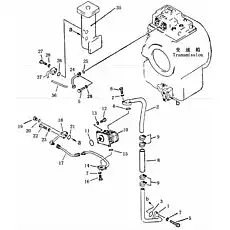 transmission pump ass'y - Блок «TORQFLOW PIPING (1)»  (номер на схеме: 10)