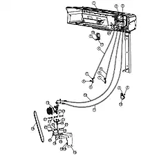 hose - Блок «AIR CONDITIONER SYSTEM 1»  (номер на схеме: 11)