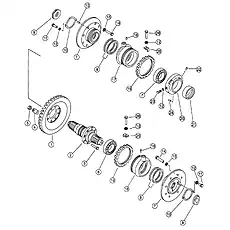 Bearing support (L.H.) - Блок «BEVEL GEAR AND SHAFT»  (номер на схеме: 16)