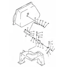 lever - Блок «Соединение управления лезвием»  (номер на схеме: 16)