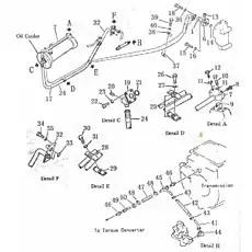 bolt - Блок «Трубопровод преобразователя крутящего момента»  (номер на схеме: 10)