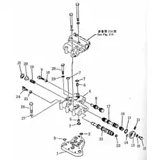 valve - Блок «Клапан управления коробкой передач»  (номер на схеме: 26)