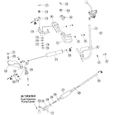 NUT M8 - Блок «ENGINE HANDLING ASSEMBLY 3»  (номер на схеме: 10)