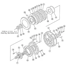 OIL CYLINDER BODY - Блок «TRANSMISSION GEAR AND SHAFT 3»  (номер на схеме: 10)