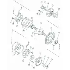 locking plate - Блок «Bevel gear and shaft»  (номер на схеме: 4)