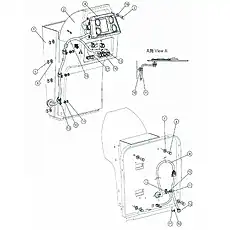 instrument - Блок «Instrument box (for engine WP12) (foreign)»  (номер на схеме: 4)
