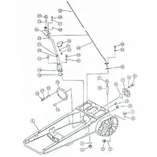 clamp - Блок «Main frame and steering case»  (номер на схеме: 21)