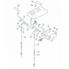 Steering control lever