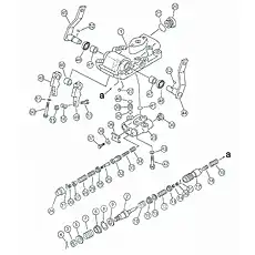 nut - Блок «Steering valve 1»  (номер на схеме: 3)