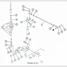 retainer - Блок «Transmission control linkage 1»  (номер на схеме: 5)