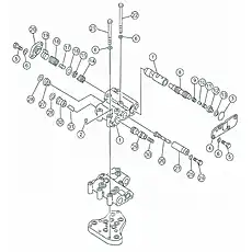 valve body - Блок «Transmission control valve 2»  (номер на схеме: 1)